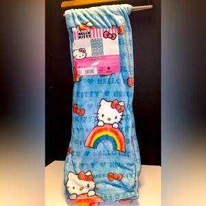 NWT Hello Kitty Rainbow throw blanket